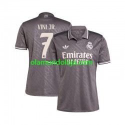 Camisola Real Madrid VINI JR 7 Homem Equipamento Terceiro 2024-2025 Manga Curta